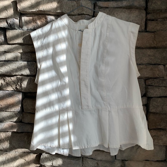 Madewell | cotton peplum blouse
